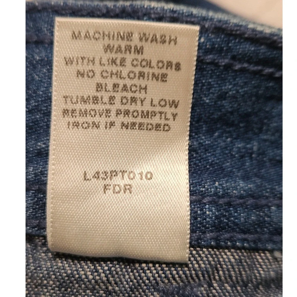 Cabelas Hiker Vintage High Waisted Cargo Jeans Wide Leg Denim Blue Pleated Sz 10
